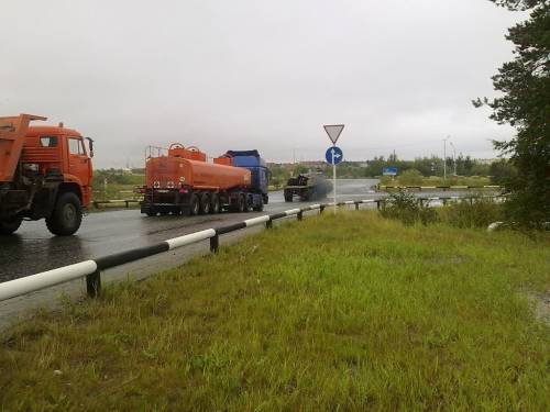 Выезд из Северной промзоны